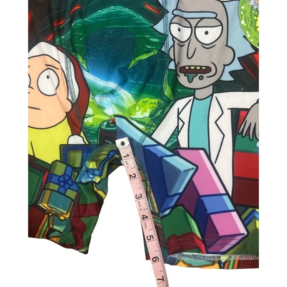 MENS RICK AND MORTY CHRISTMAS BOXER BRIEF SIZE XL